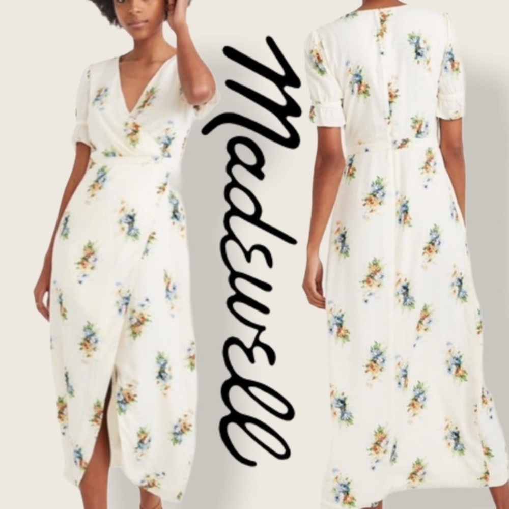 Madewell floral maxi dress NWOT